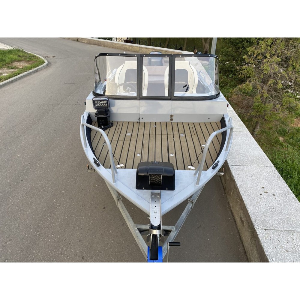 Комплект Алюминиевая лодка (катер) Mikatsu (Микатсу) 470 (Z43) Sport + мотор Mikatsu MF40FEL-T-EFI