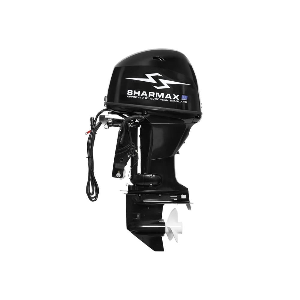 Комплект Алюминиевая лодка (катер) Mikatsu (Микатсу) 470 (Z43) Premium + мотор Sharmax SMF60FEL-T EFI