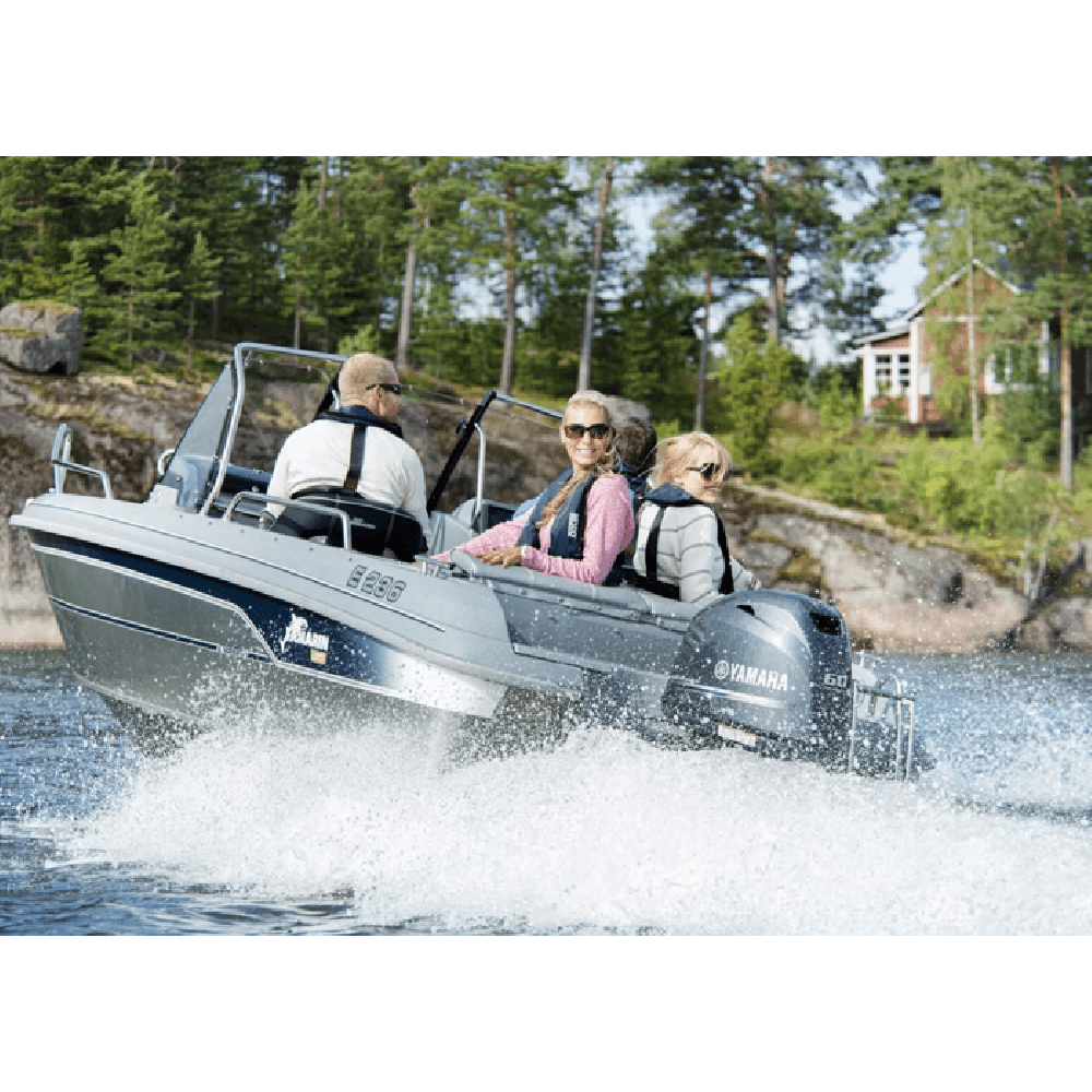 Комплект Алюминиевая лодка (катер) Mikatsu (Микатсу) 475 (Z43) Premium + мотор Yamaha F60FETL