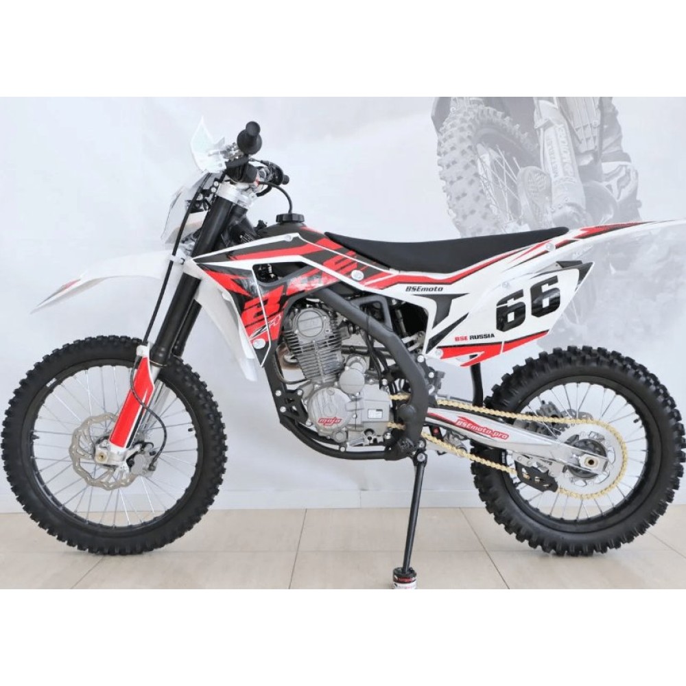 Мотоцикл кроссовый эндуро BSE Z4 Red 66 2023 Б/У