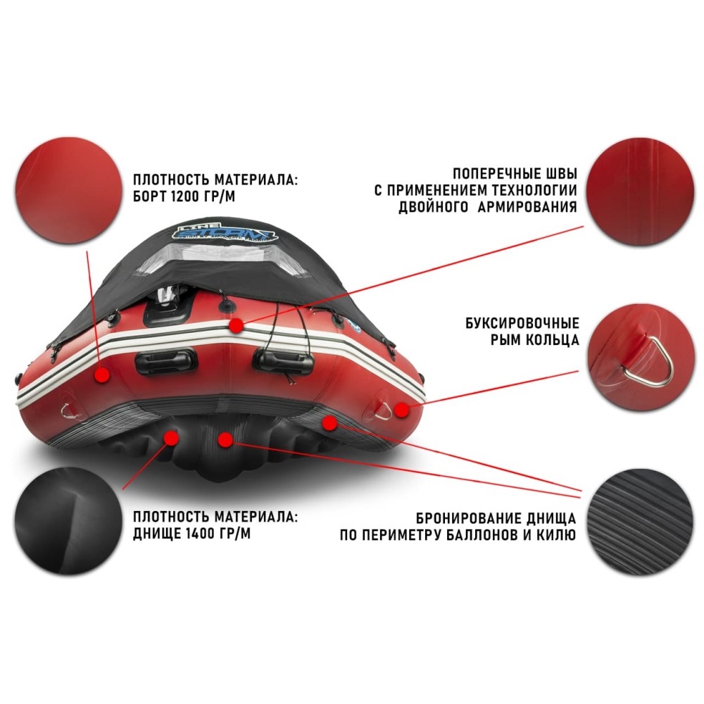 Лодка ПВХ STORMLINE Heavy Duty Air Pro 400 (2024)