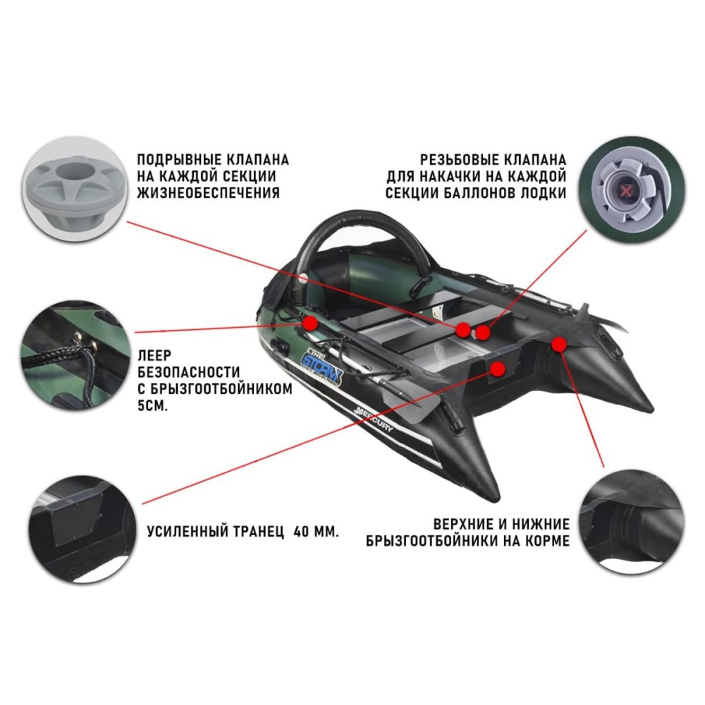 Лодка ПВХ STORMLINE Adventure Extra 600 (2024)