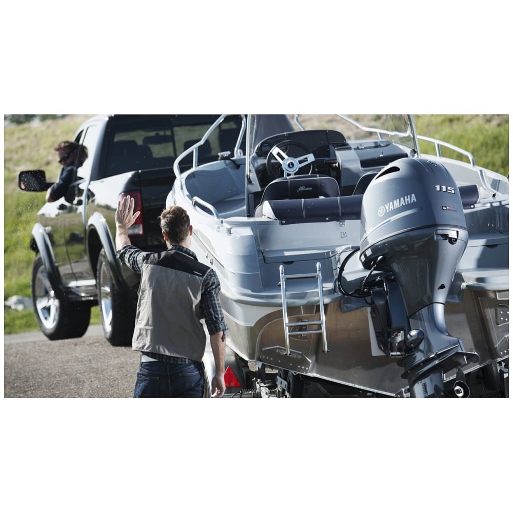 Комплект Алюминиевая лодка (катер) Mikatsu (Микатсу) 570 (Z43) Premium + мотор Yamaha F115BETL