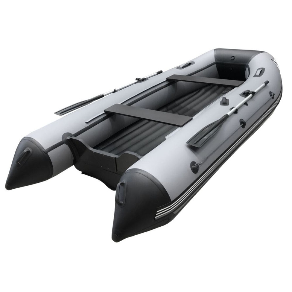 Лодка ПВХ ORCA 340 НДНД серый/черный