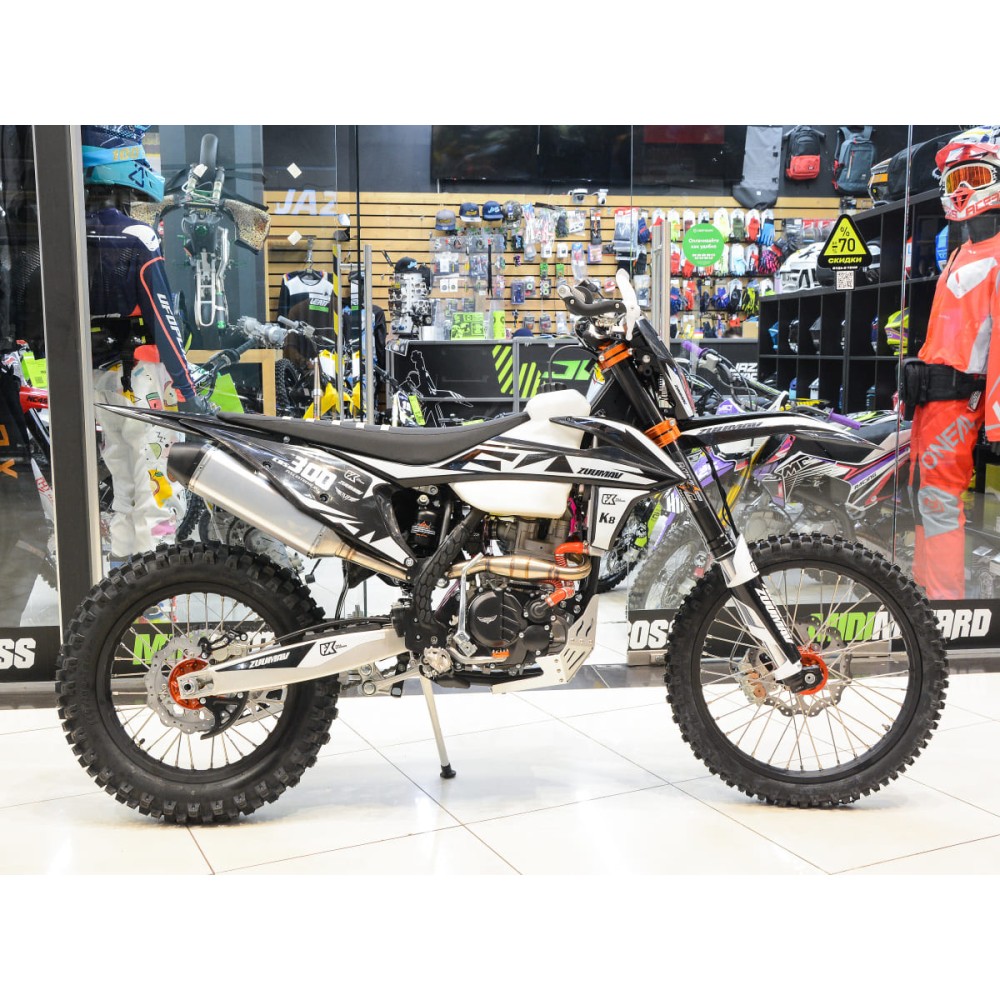 Мотоцикл кроссовый эндуро ZUUMAV FX K8 (CBS-300) Black 21/18