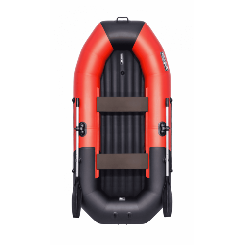 Гребная лодка ПВХ ТАЙМЕНЬ N-270 НД красно-чёрный