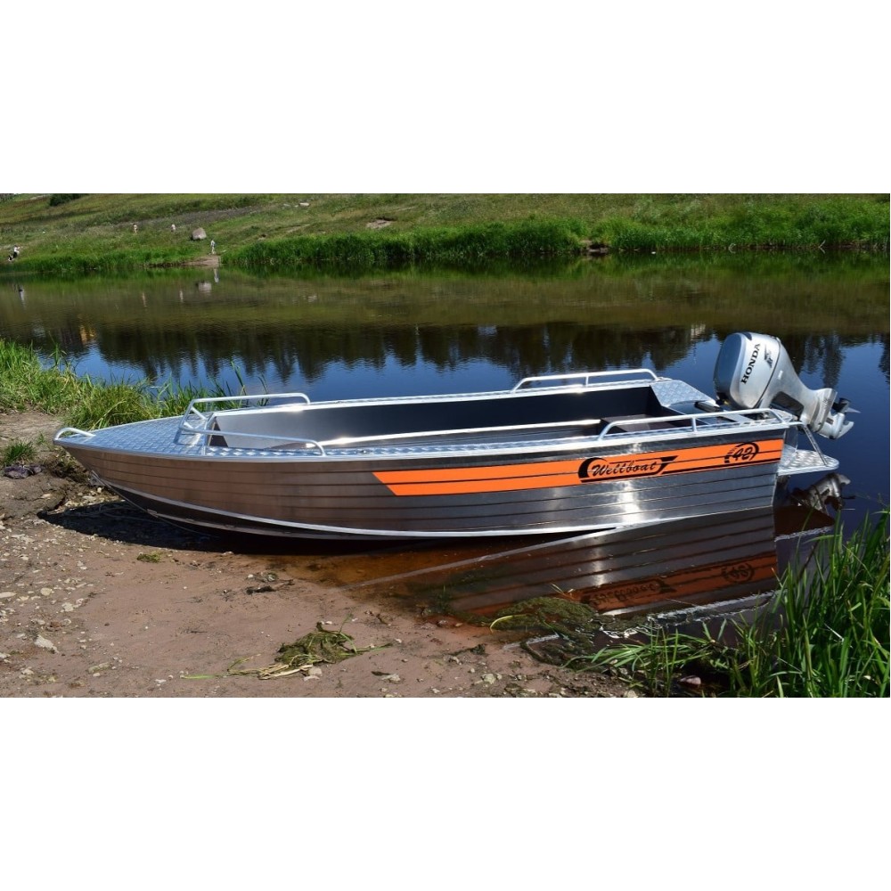 Алюминиевая лодка WELLBOAT-42