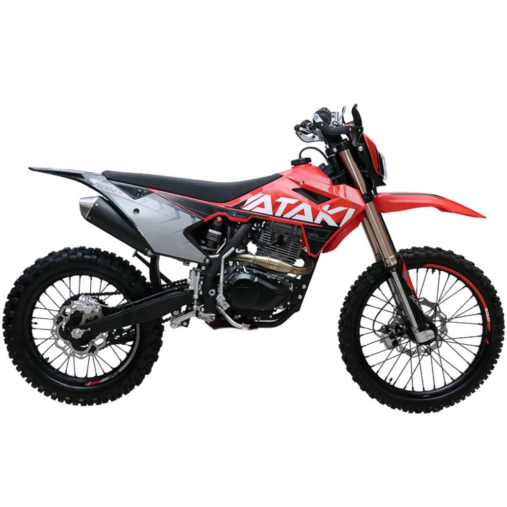 Мотоцикл кроссовый эндуро ATAKI S004-R 300 (4T PR300) 21/18 (2024 г.)