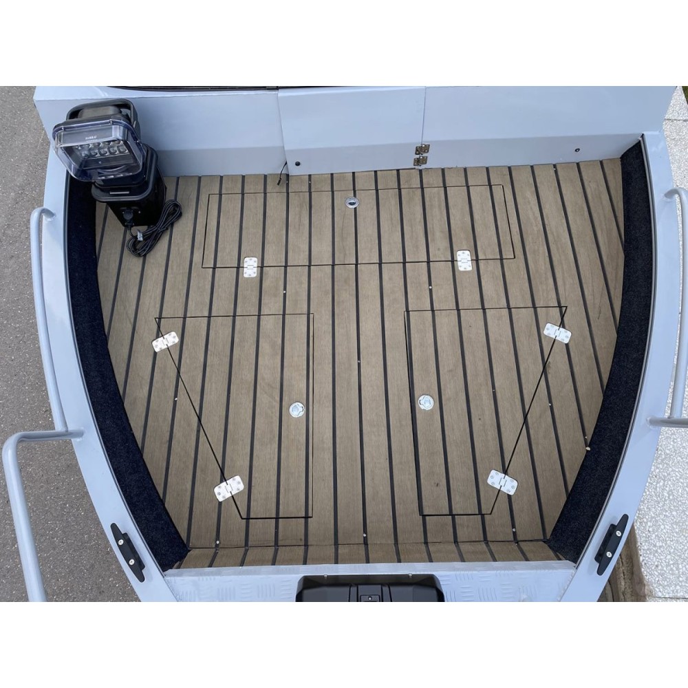 Комплект Алюминиевая лодка (катер) Mikatsu (Микатсу) 470 (Z43) Sport + мотор Mikatsu MF40FEL-T-EFI