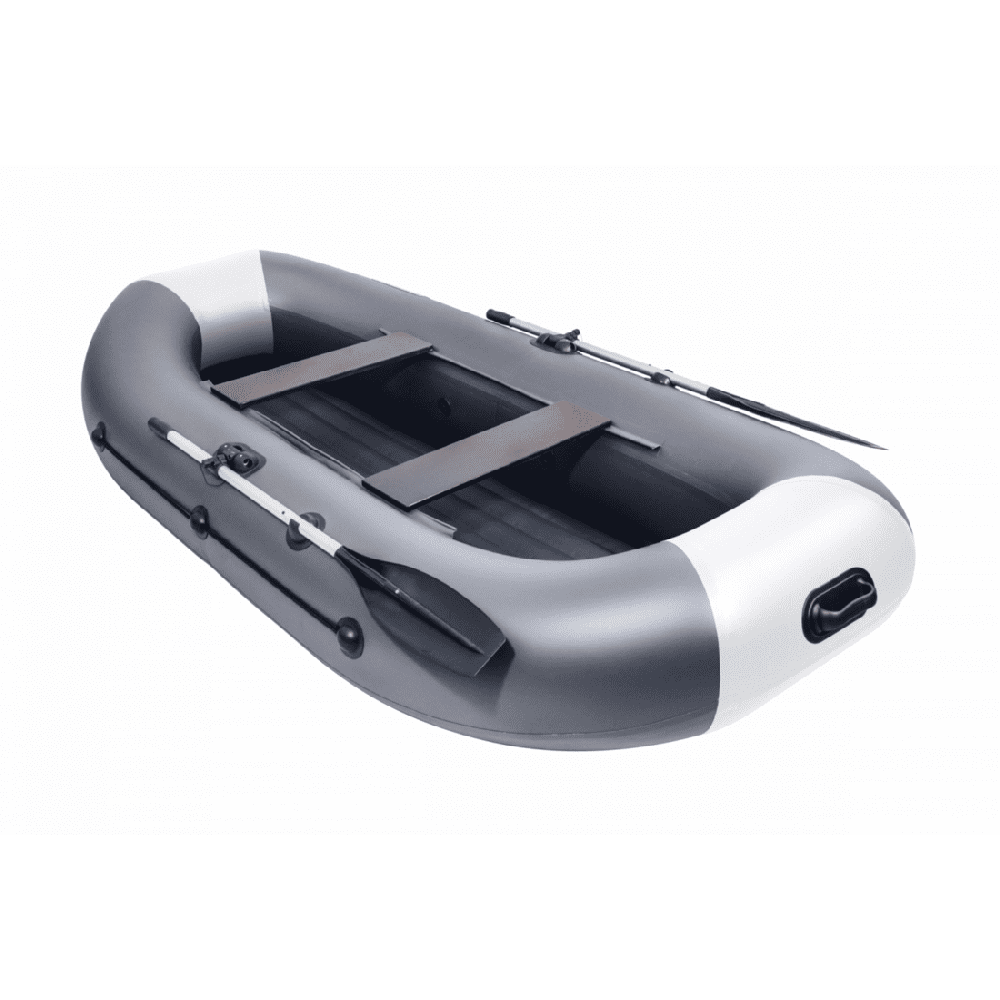 Гребная лодка ПВХ ТАЙМЕНЬ V-290 НД графит-серый