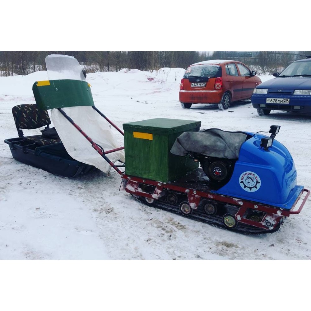 Мотобуксировщик MOTODOG 500 (9 л.с. передний привод)