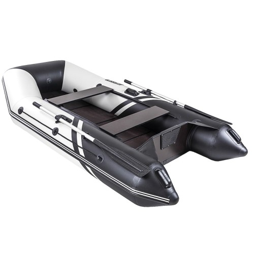 Лодка ПВХ БРОНЯ 280 СК Белый - чёрный