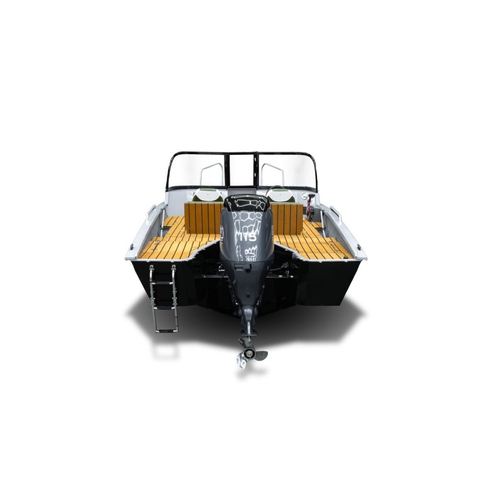 Комплект Алюминиевая лодка (катер) Mikatsu (Микатсу) 570 (Z43) Sport + мотор Hidea HDEF 115 FEL-T EFI