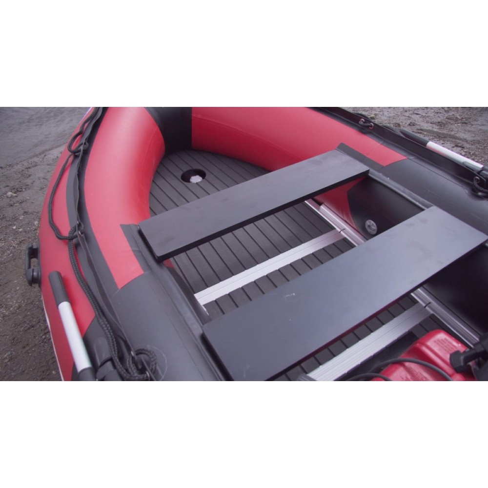 Лодка ПВХ STORMLINE Flexiteek 310 (черно-зеленая/красно-черная)