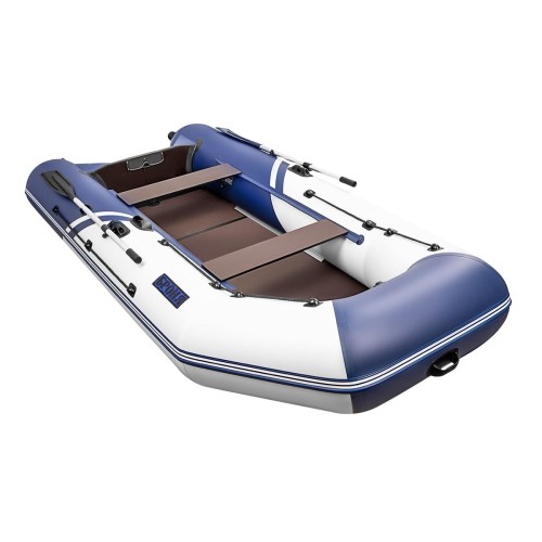 Лодка ПВХ БРОНЯ 340 СК Белый - синий