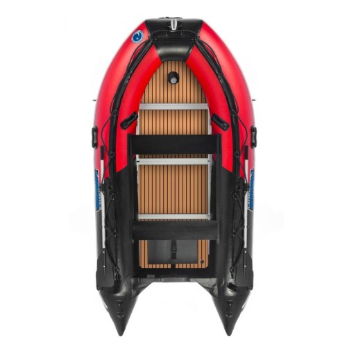 Лодка ПВХ STORMLINE Flexiteek 340 (черно-зеленая/красно-черная)