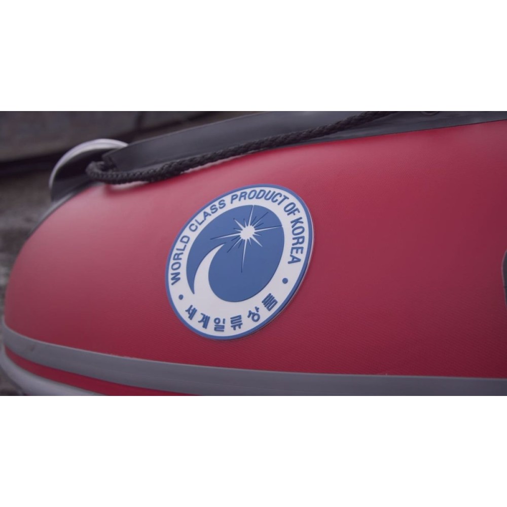 Лодка ПВХ STORMLINE Flexiteek 340 (черно-зеленая/красно-черная)