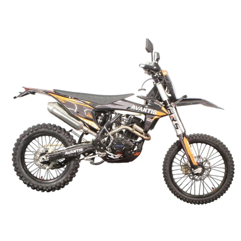 Мотоцикл кроссовый эндуро AVANTIS 250 Carb Nibbi Exclusive (CB250-F/172FMM Design KTM черный) ARS с ПТС