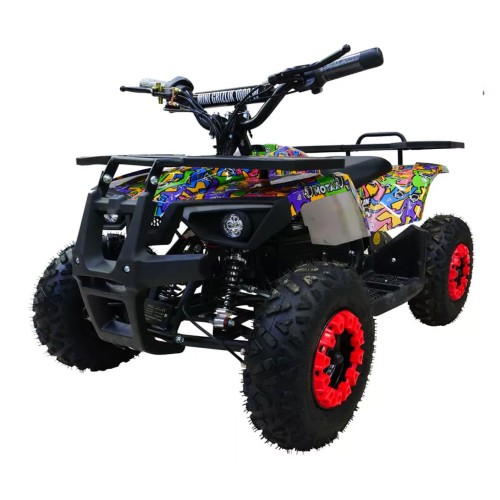 Электроквадроцикл MOTAX Mini Grizlik X-16 E1000 BW