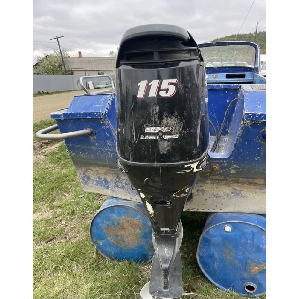 4х-тактный лодочный мотор SUZUKI DF115BTL EFI Б/У