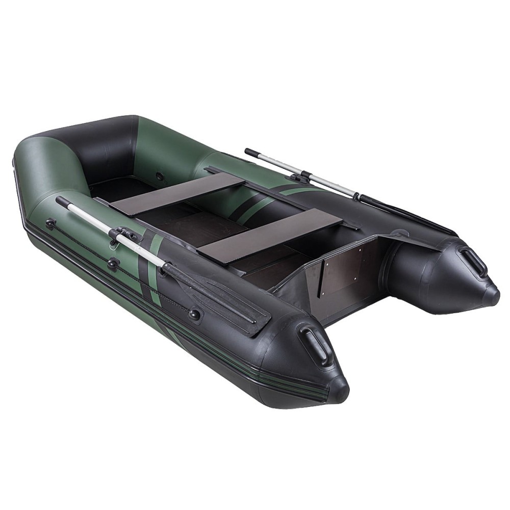 Лодка ПВХ БРОНЯ 280 Зелёный - чёрный