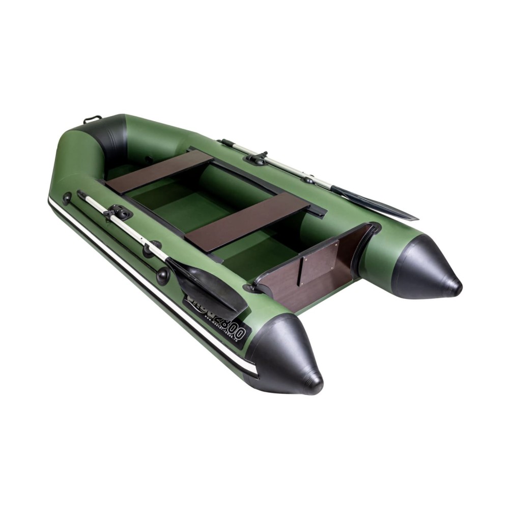 Лодка ПВХ АКВА 2800 Зелёный - чёрный