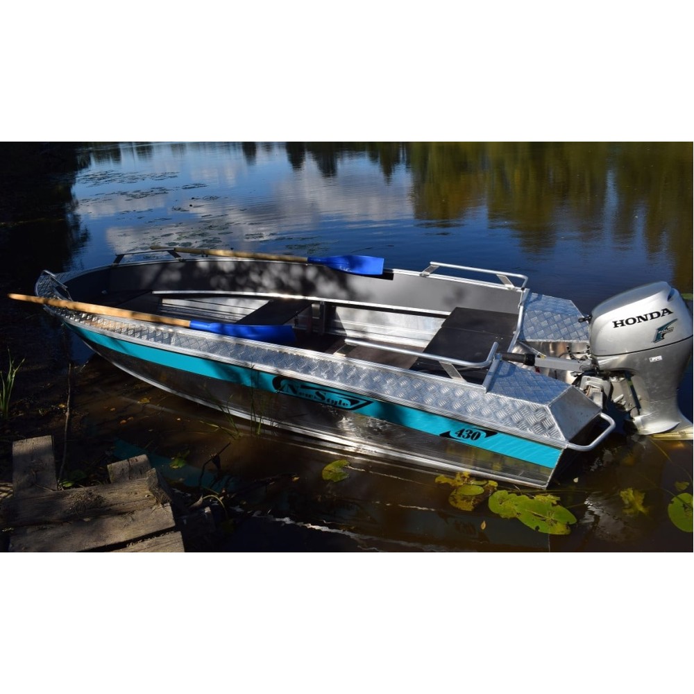 Алюминиевая лодка WELLBOAT-43-0