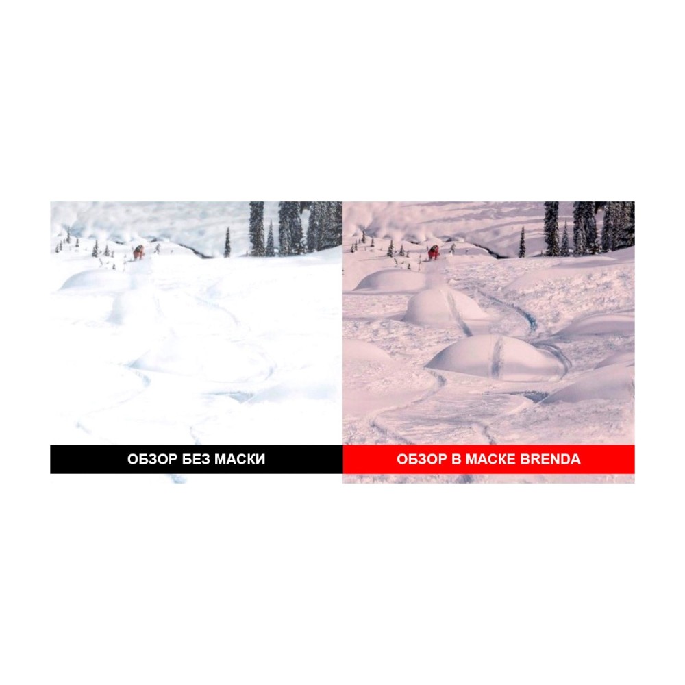 Маска г/л Brenda, Aspen желто-золотой цвет