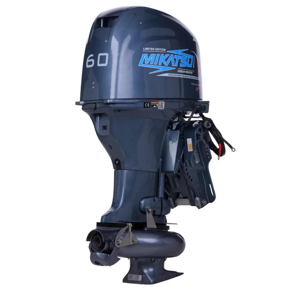 4х-тактный лодочный мотор MIKATSU MF60FEL-T-EFI с водомётной насадкой (2024)