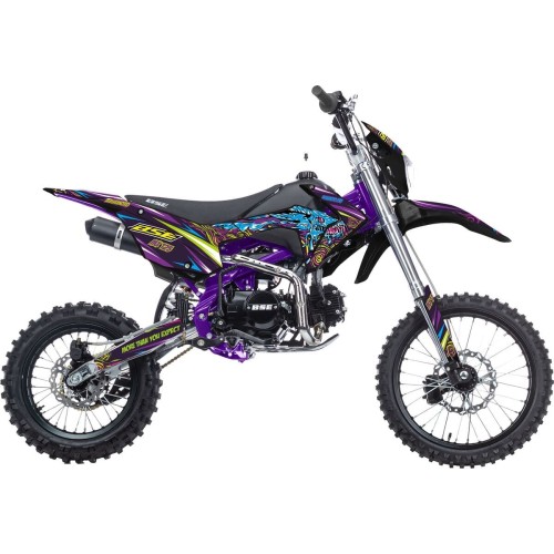 Мотоцикл BSE MX 125 17/14 Purple Dragon PITBIKE