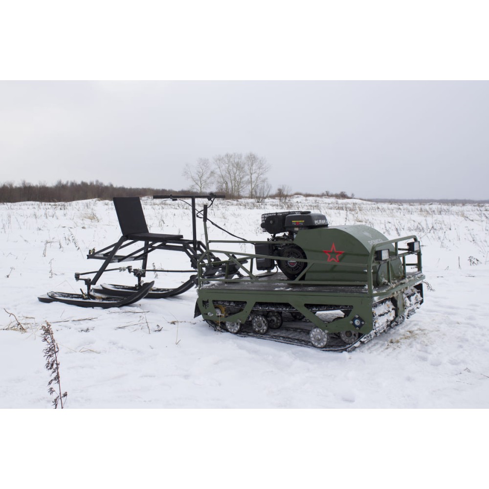 Мотобуксировщик POMOR X2 K-20 С реверс-редуктором