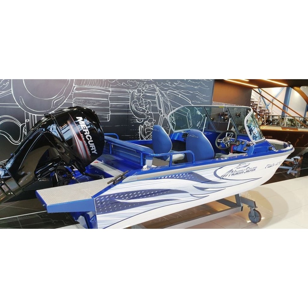 Катер-лодка алюминиевая NORTHSILVER 470 Fish