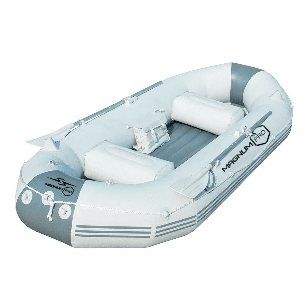 Гребная лодка ПВХ MAGNUM PRO 300 (Зеленая) гребная, с возможностью установки транца (2024)