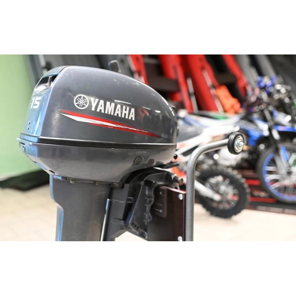 2х-тактный лодочный мотор YAMAHA 15FMHS Б/У