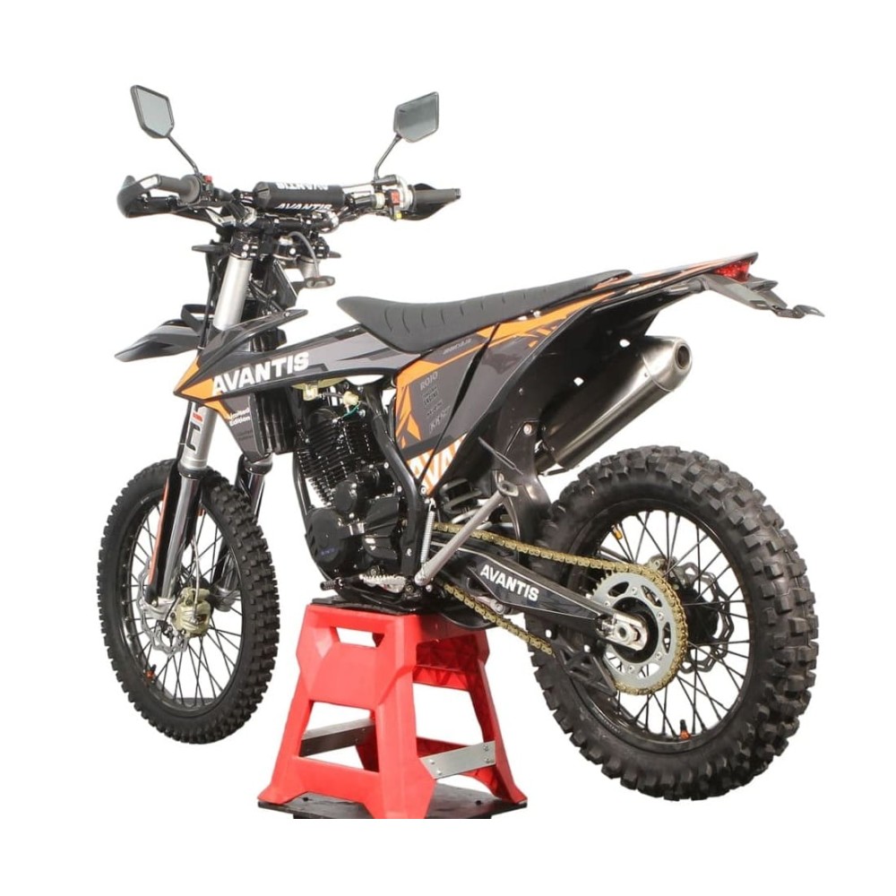 Мотоцикл кроссовый эндуро AVANTIS 250 Carb Nibbi Exclusive (CB250-F/172FMM Design KTM черный) ARS с ПТС