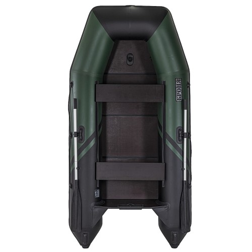 Лодка ПВХ БРОНЯ 280 СК Зелёный - чёрный
