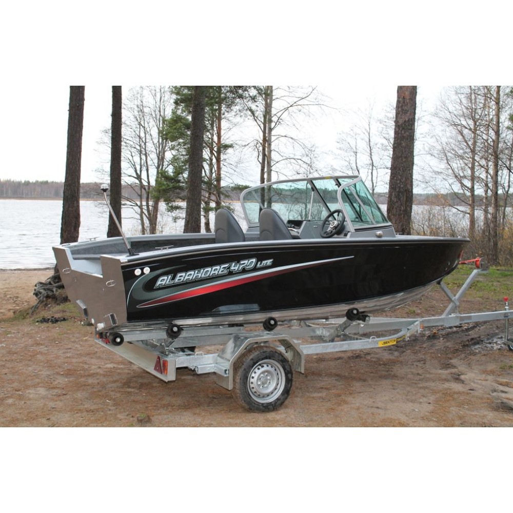 Катер-лодка алюминиевая ALBAKORE 470 fish Lite