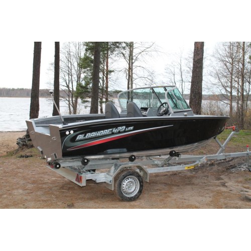 Катер-лодка алюминиевая ALBAKORE 470 fish Lite