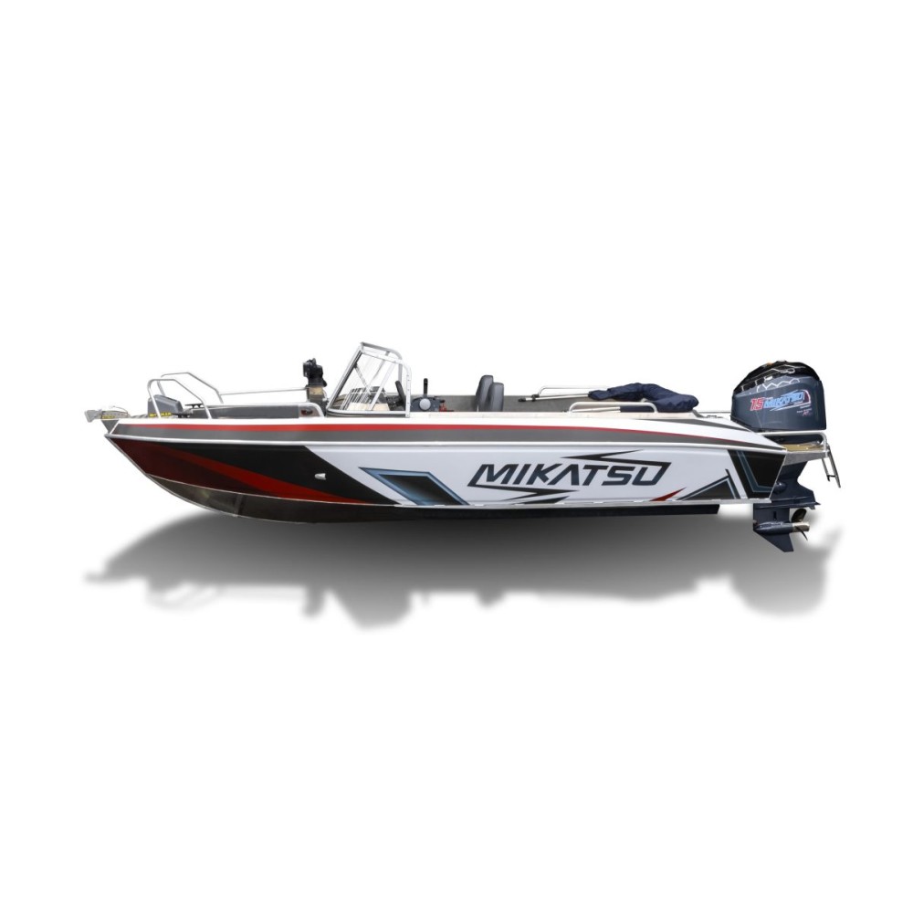 Комплект Алюминиевая лодка (катер) Mikatsu (Микатсу) 590 (Z99) Premium + мотор Hidea HDEF 115 FEL-T EFI