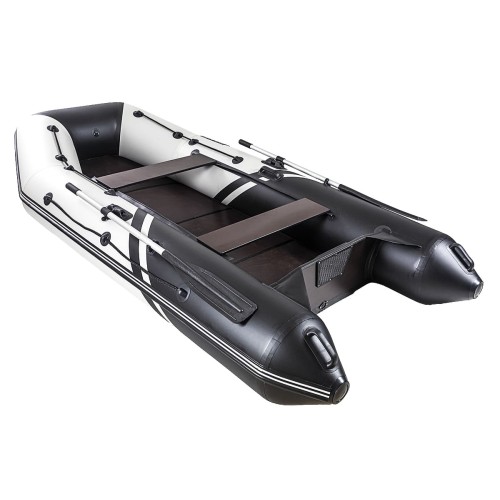 Лодка ПВХ БРОНЯ 320 С Белый - чёрный