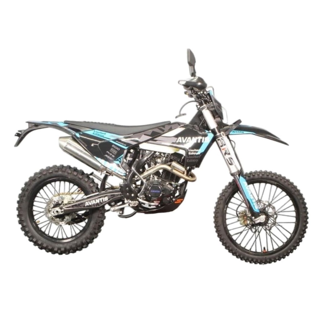 Мотоцикл кроссовый эндуро AVANTIS 250 Carb Nibbi Exclusive (CB250-F/172FMM Design HS черный) ARS с ПТС