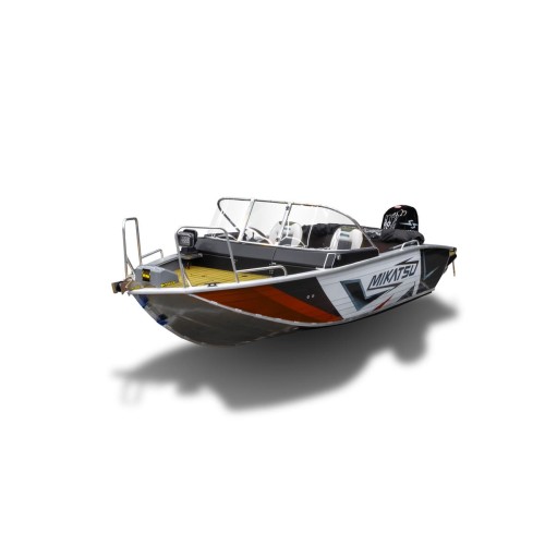 Комплект Алюминиевая лодка (катер) Mikatsu (Микатсу) 475 (Z43) Sport + мотор Hidea HDEF60FUEL-T EFI