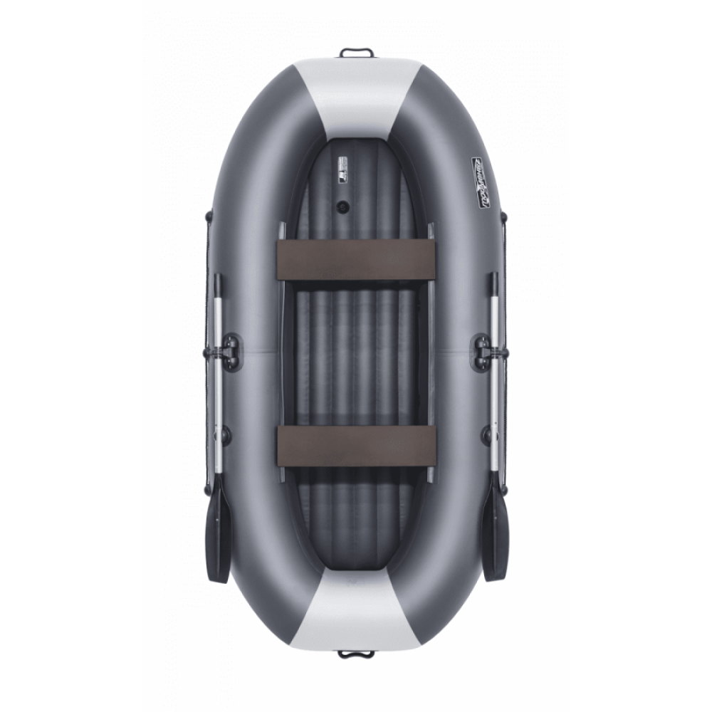 Гребная лодка ПВХ ТАЙМЕНЬ V-290 НД графит-серый
