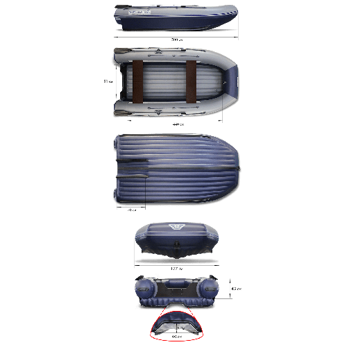 Лодка ПВХ ФЛАГМАН DK 500 Jet