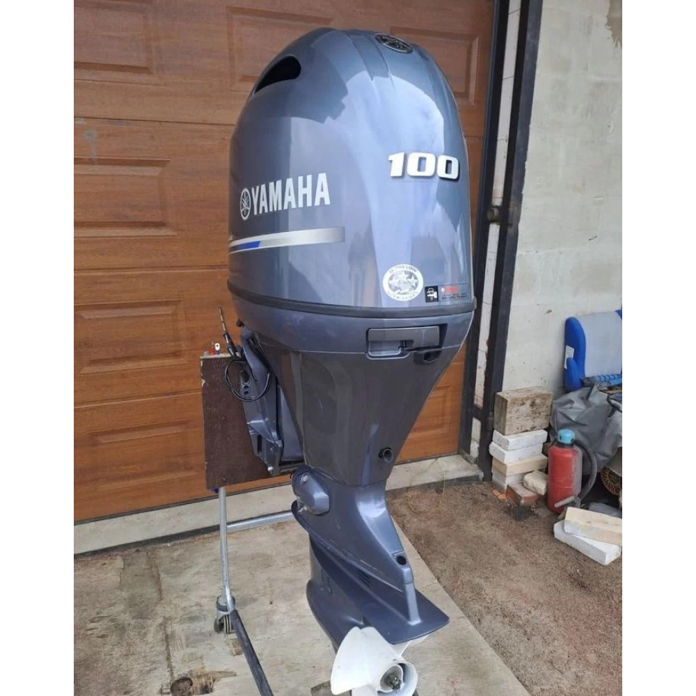 4х-тактный лодочный мотор YAMAHA F100FETL Б/У