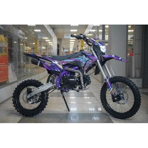 Мотоцикл BSE MX 125 17/14 Purple Dragon PITBIKE