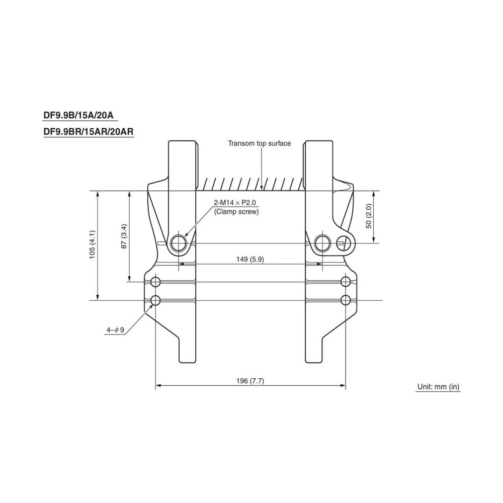 4х-тактный лодочный мотор SUZUKI DF15ARS