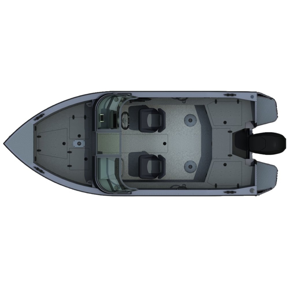 Катер-лодка алюминиевая SIBERIA S4 (one)