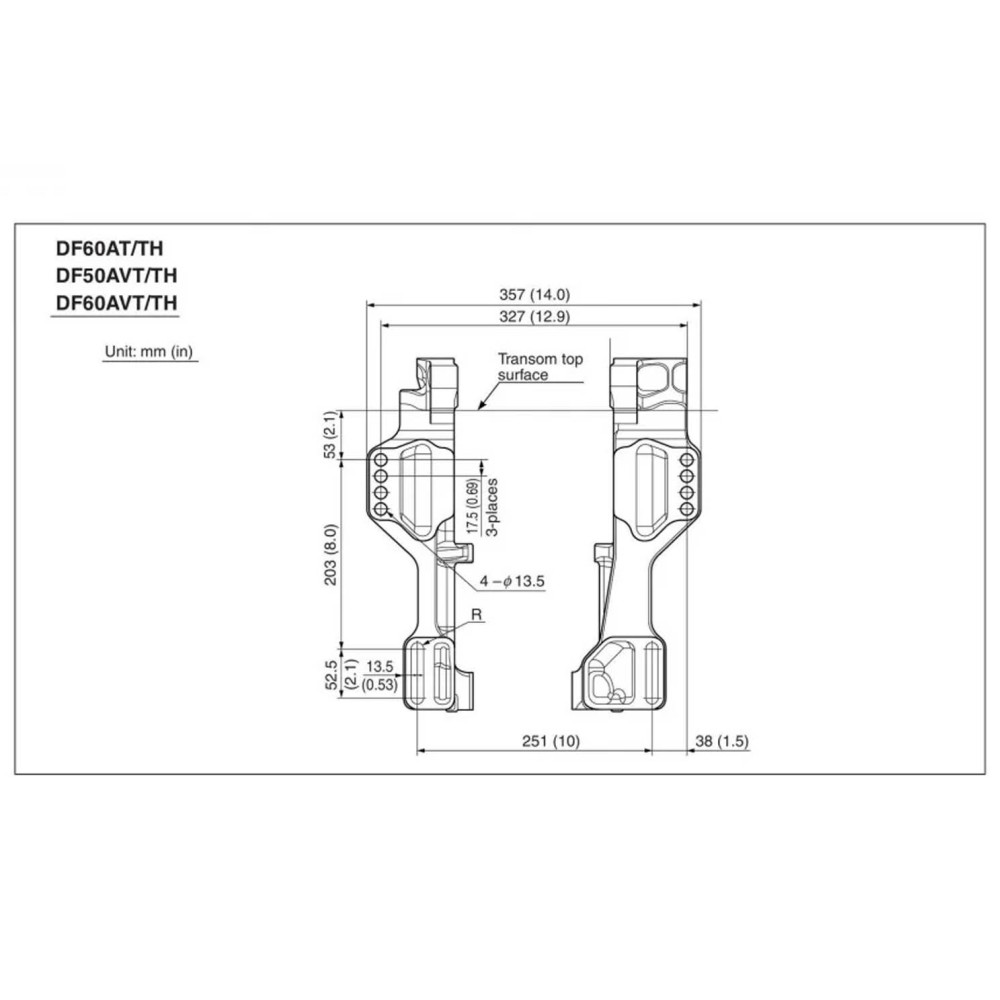 4х-тактный лодочный мотор SUZUKI DF60ATS