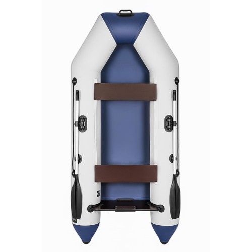 Лодка ПВХ АКВА 2800 Серый - синий